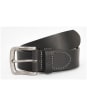 Men’s Barbour Leather Belt & Wallet Gift Set - Black