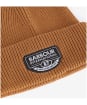 Men's Barbour International Storm Knit Beanie Hat - Rubber