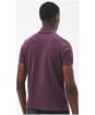Men's Barbour Tartan Pique Polo Shirt - Fig