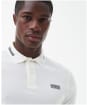Men's Barbour International Essential Tipped Polo Shirt - Whisper White