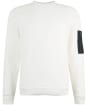 Men's Barbour International Grip Crew Sweatshirt - Whisper White
