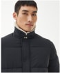 Men's Barbour International Auther Deck Quilte Jacket - Black