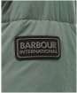 Men's Barbour International Auther Deck Quilte Jacket - Agave Green