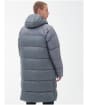 Men's Barbour International Hoxton Parka Quilted Jacket - Slate Grey