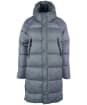 Men's Barbour International Hoxton Parka Quilted Jacket - Slate Grey