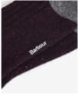 Men's Barbour Houghton Socks - Fig / Asphalt