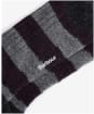 Men’s Barbour Houghton Stripe Socks - Fig / Asphalt