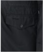 Men's Barbour Sapper Waxed Jacket - Black / Classic Tartan