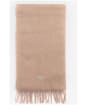 Barbour Plain Lambswool Scarf - Light Brown