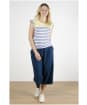 Women's Lily & Me Chamomile Cropped Trousers - Navy