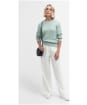 Women's Barbour Hampton Knit Sweater - Bayleaf