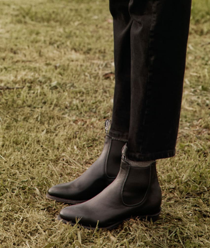 R.M. Williams Gardener - Black, Chelsea Boots