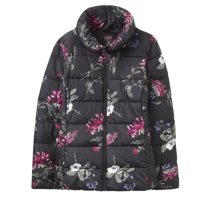 Joules floral padded jacket shop