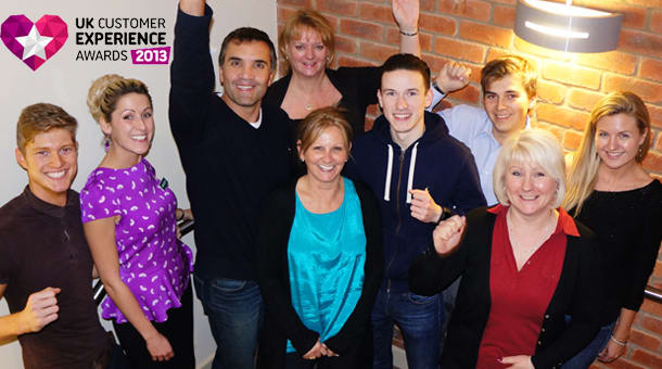 UK Customer Experience Award Team