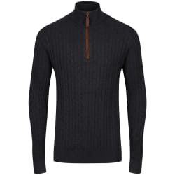 Schöffel Cotton Cashmere Cable 1/4 Zip Sweater