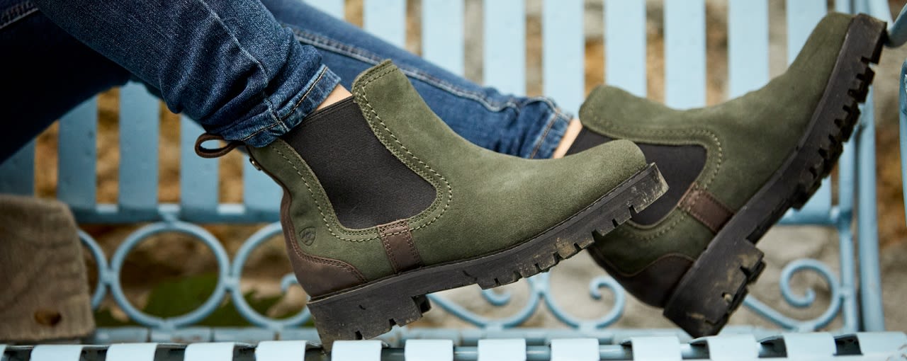 Cougar Bottes en cuir imperméable pour femme Prescott