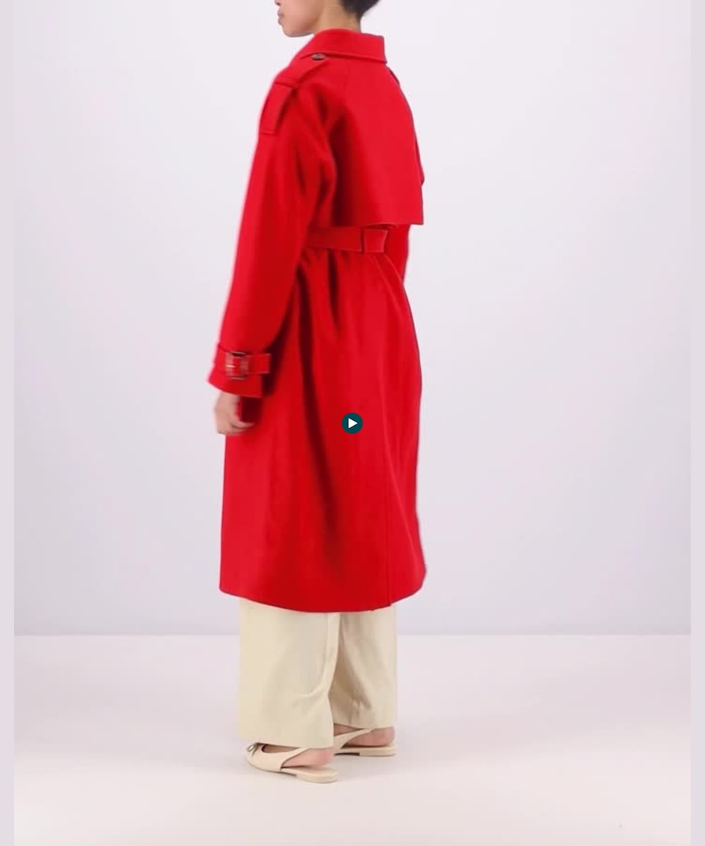 Barbour wool coat womens red hot sale