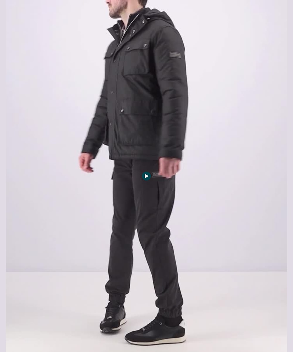 Men s Barbour International Galloway Waxed Cotton Jacket